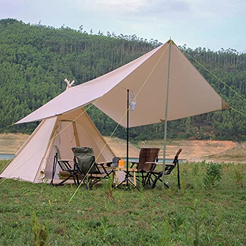 Tente tipi camping pour famille avec vue panoramique lors de vos bivouacs