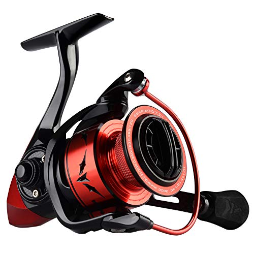 KastKing Speed Demon Spinning Reel, Blazing Fast 7.2:1 Gear Ratio Fishing Reel, Aluminum Frame, Carbon Rotor & Handle, 10+1 High Performance BBS, Powerful Triple Carbon Disc Drag