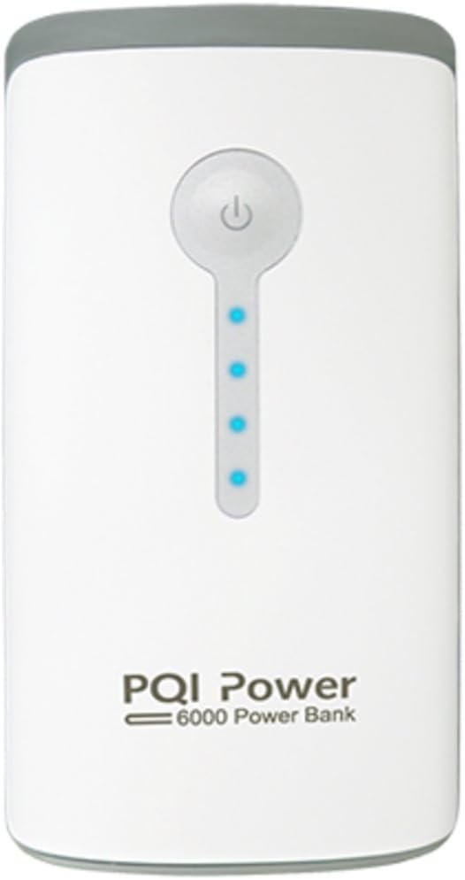 PQI i-Power 6000 Compact Power Bank (White) 6000mAh / 5V / 2.5A