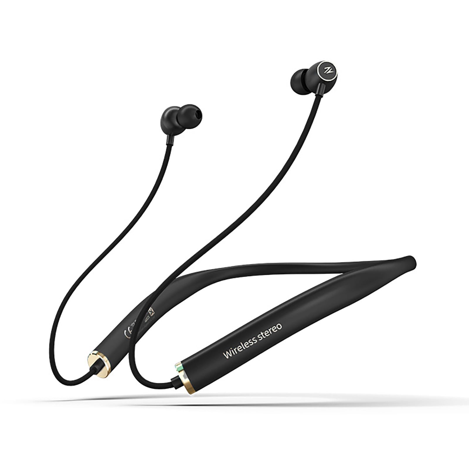 MOCANIO Neckband Headphones in-Ear Wireless Earbuds 18 H Playtime Stereo Deep Bass Wireless Magnetic Waterproof Around in Ear Headset Immersive Bass