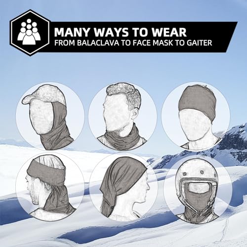 Image of ROCKBROS Windproof Thermal Balaclava Ski Mask for Men and Women Cycling
