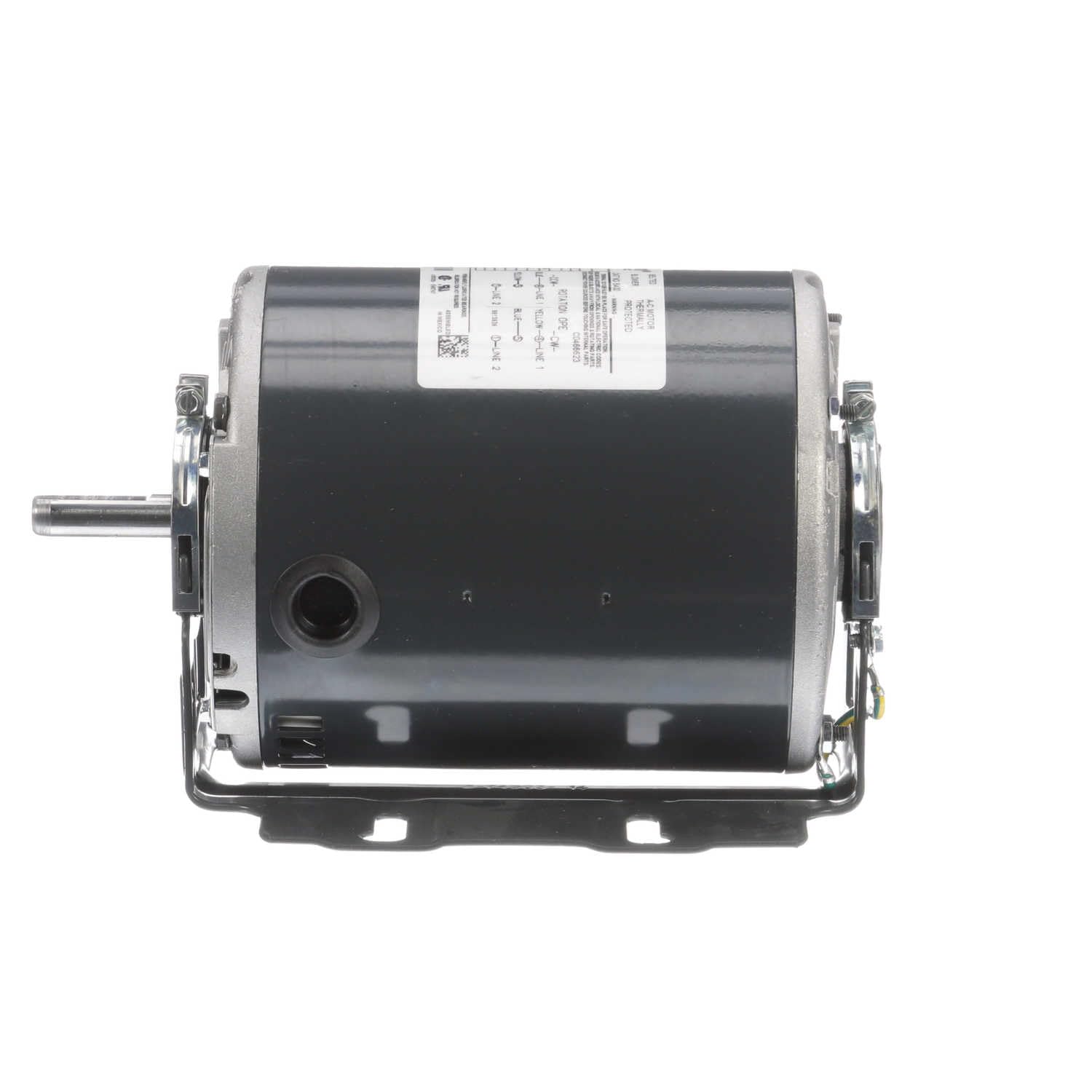 Marathon B400 48Y Frame Totally Enclosed 48S17D997 Attic Fan Motor, 1/3 hp, 1800 RPM, 115 VAC, 1 Split Phase, 1 Speed, Ball Bearing, Resilient Base