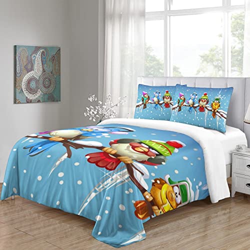 Ensemble de literie housse de couette imprimée animal art print 3D fermeture éclair 220x240