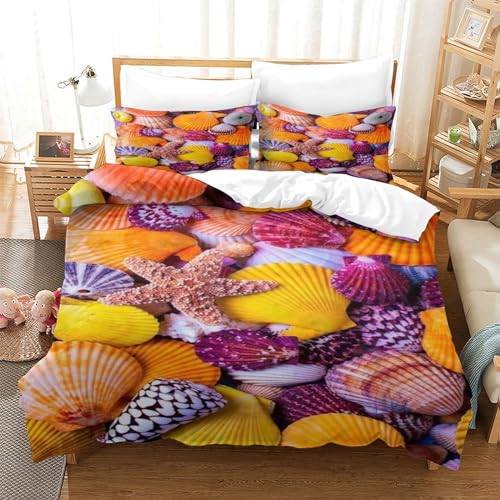 Parure de lit étoile de mer microfibre hypoallergénique facile à laver