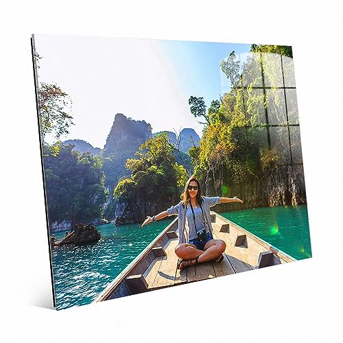 Picture Wall Art Your Photo on Custom Glass 10 x 8 Horizontal Print