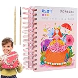 Pretty Princess Game Toys Aufkleber-Sammelbuch – Eleganter Spaß Princess Puzzle KIT Aktivitäten Kids | Kinderbücher über die Themen von Mädchen und Frauen für die Familie, die