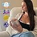 MomMed S33 Wearable Breast Pump with Case, Ultra-Quiet in-Bra Pump for Work & Night, One-Tap Pause, Night Light, Leakproof, 4 Modes 9 Levels, 17/19/21mm Inserts (Pink, 2 Pack)
