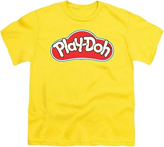 Play-Doh Logo Kids Youth T Shirt & Stickers (Small)