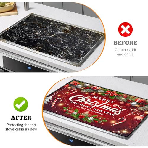 Image of Stove Top Cover for Electric Stove: 28''x20'' Stove Cover Elevate Your Kitchen Reliable Heat Protection,Non-Slip Kitchen Decor (MAI-G2411289)