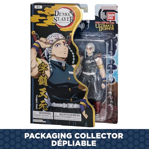 BANDAI - Ultimate Legends HD - Figurine d'action Demon Slayer 12 cm - Tengen Uzui - Licence Officielle Demon Slayer - Figurine articulée Tengen - Jouet Enfant 4 Ans et + - VE88965