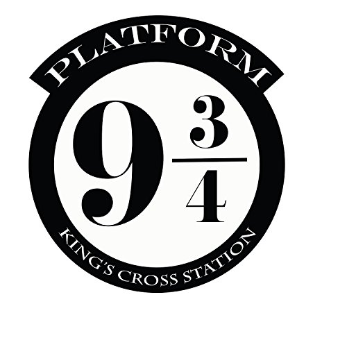 Platform 9 3/4 Version 1 Harry Potter Decor - Wall Decal Vinyl Sticker W20 12