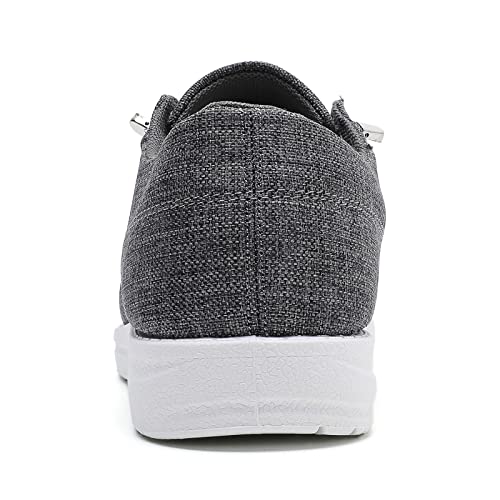 Image of Betrue Lightweight Boat Shoes for Women, Womens Casual Loafers, Womens Slip On Deck Shoes, Breathable Canvas Sneakers for Women