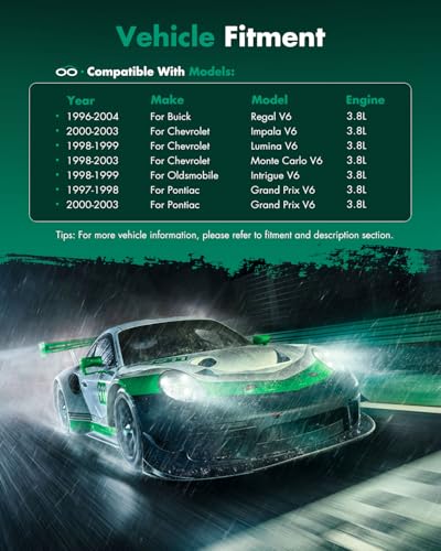 Image of SCITOO AC Compressor for Pontiac for Grand Prix 3.8L 1997-2003 | Fast Cooling, Ultra Low Noise (≤72 dB) Air Conditioner Compressor for Summer, with Clutch, 1520143 1521207 1521662A 1020452