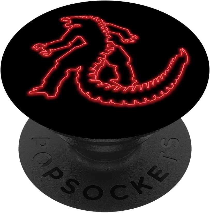 Godzilla vs Kong - Mechagodzilla Neon PopSockets PopGrip for MagSafe
