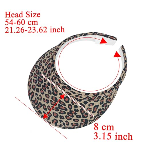 Image of 2 Pack Sun Visor Hats Women Men Clip On Wide Brim Visors Hat Outdoor Sports Golf Beach Travel Tennis Caps