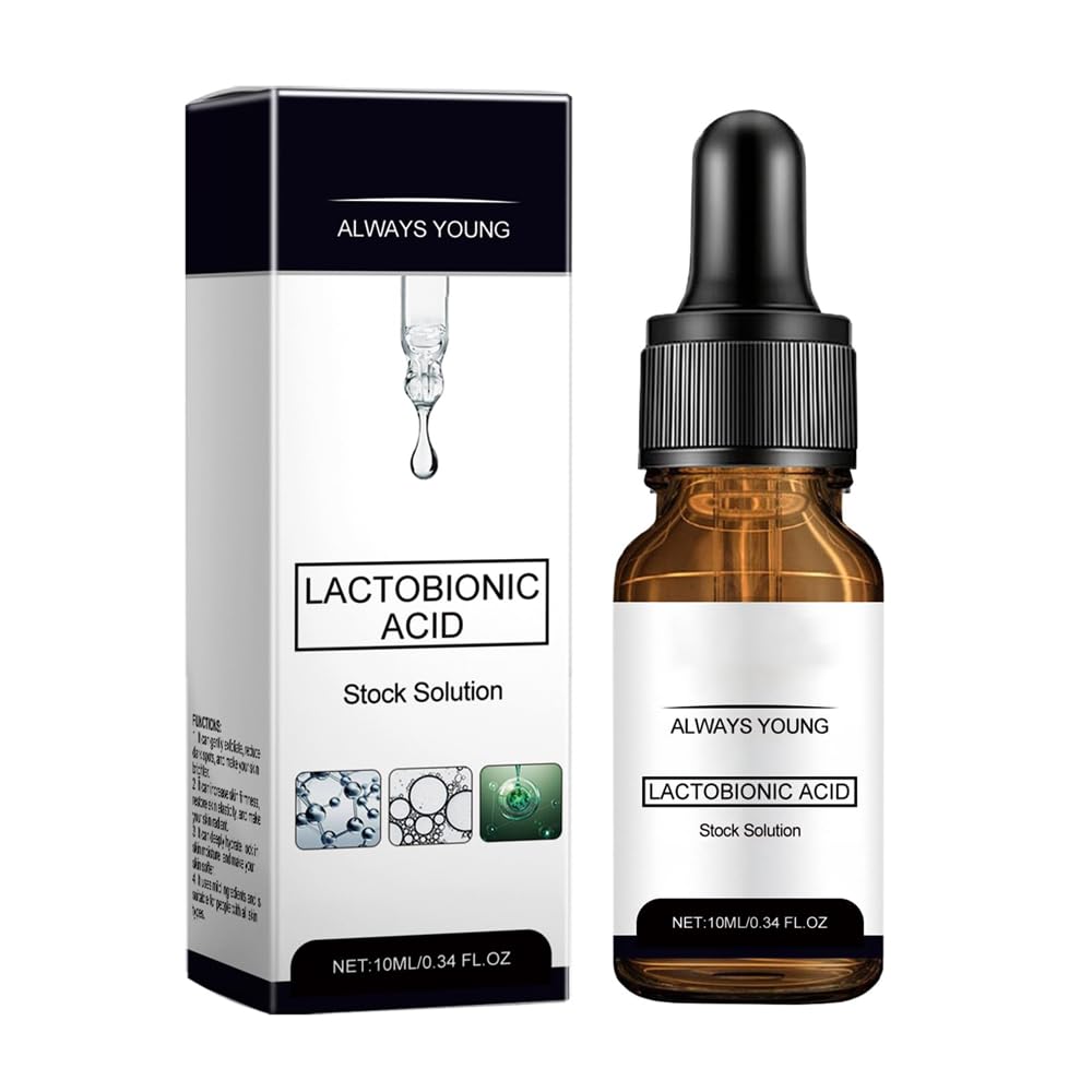 AzoneeLactobionic Acid Serum, Pore Corset & Collagen Boosting Serum, Anti-Wrinkle & Hydrating Face Serum, Reduce Wrinkles, Shrink Pores, Boost Collagen, Hydrate & Firm Skin, 30ml