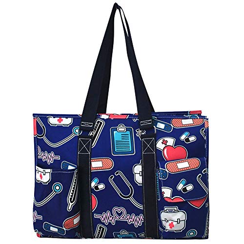 NGIL All Purpose Organizer 18" Large Utility Tote Bag 2019 Spring Collection (Nurse Navy)3