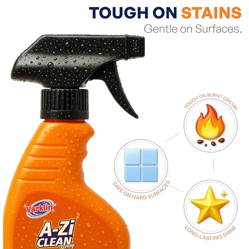 Image of Kitchen & Tap Cleaner Combo - 300ml Each | Powerful Stain & Limescale Remover for Grease, Stoves, Chimneys, Faucets, Showerheads, Sinks, Mirrors & More | Fast-Action, Streak-Free Shine