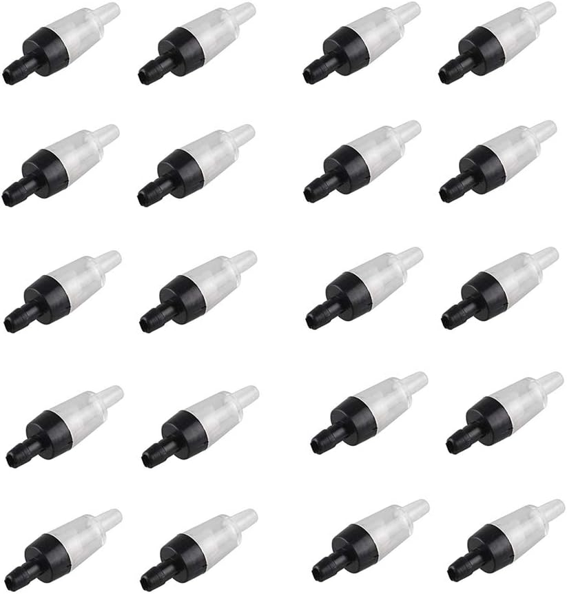 20 Pcs Aquarium Air Pump Plastic One Way Non-return Check Valve for Fish Tank