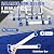 HBTower Ladder, A Frame 4 Step Extension Ladder, 14 Ft Multi Position Ladder with Removable Tool Tray and Stabilizer Bar, 330 lbs Capacity Telescoping Ladder for Household and Outdoor Work