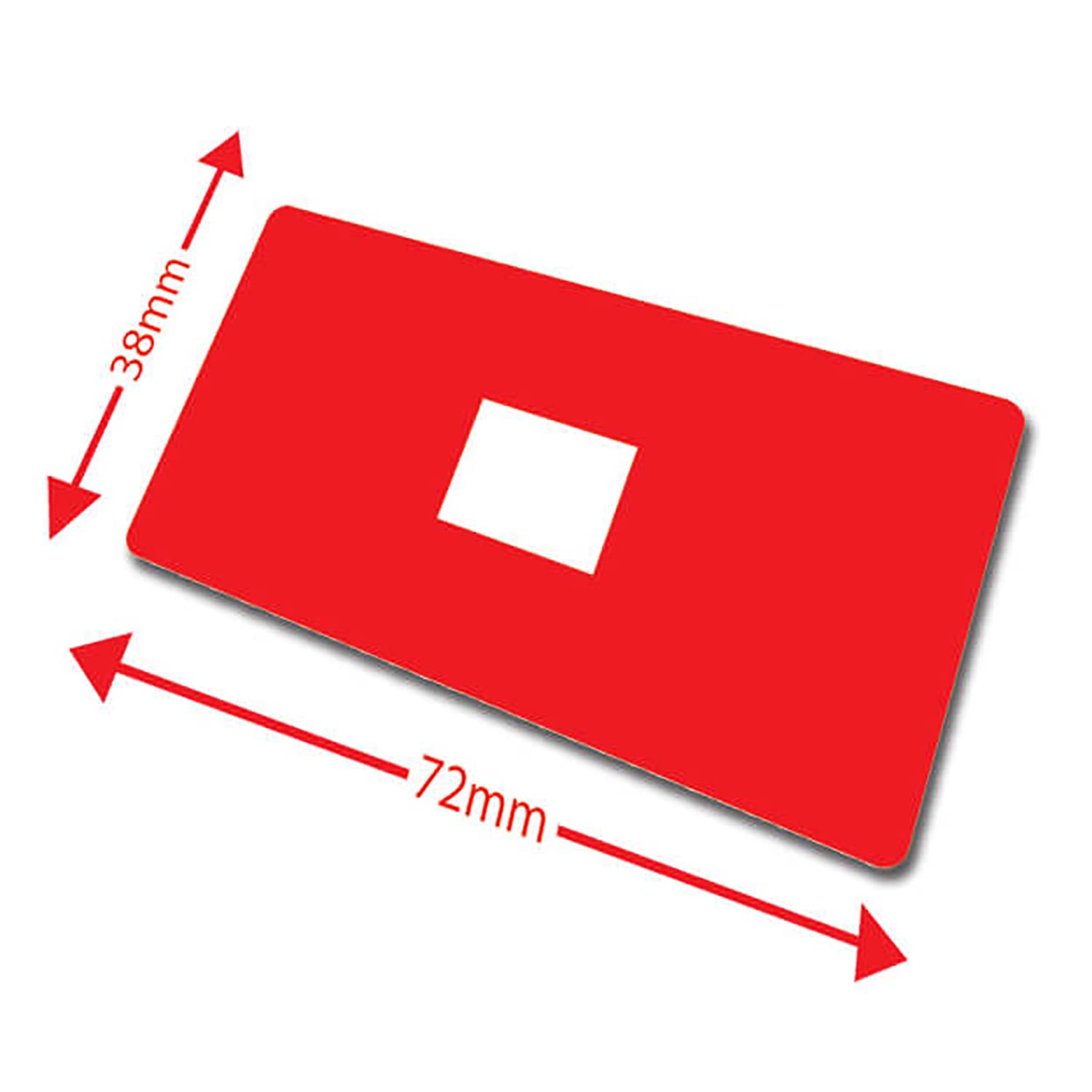 100 Book Colour Coding School Library Book Index Labels 72x38mm Primary Teaching Services (Red)