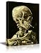 Wall26 -Skeleton by Vincent Van Gogh Painting - Canvas Art Wall Decor - 16"x20"