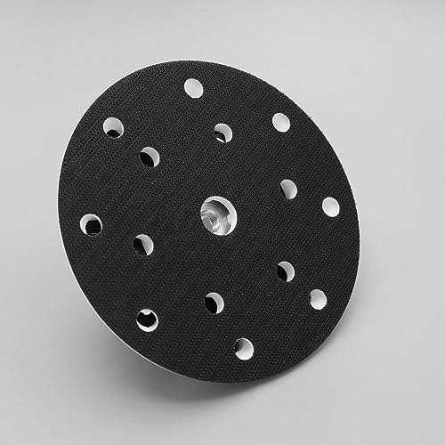 Be In Your Mind Klett-Stützteller 6 Zoll 150mm 15 Löcher Kompatibel mit Makita BO6050 BO6050J Exzenterschleifern Polierscheibe Schutzpolster Schleifwerkzeuge
