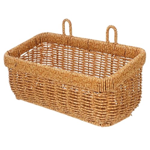 Cesta de almacenamiento de algas marinas, cesta colgante de pared, cesta de almacenamiento bohemia, organizador de algas marinas, organizador hecho a mano, soporte de entrada para ahorro de espacio