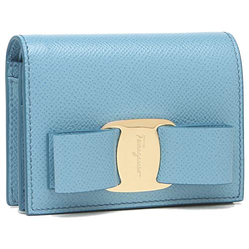 [サルヴァトーレフェラガモ]二つ折り財布 ヴァラ ブルー レディース Salvatore Ferragamo 22D515 [並行輸入品]のサムネイル