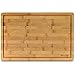 Heim Concept Organic Bamboo Cutting Boards for Kitchen Extra Large Chopping Board with Juicy Groove Perfect for Meat, Vegetables, Fruits, Cheese (18x12x3/4)