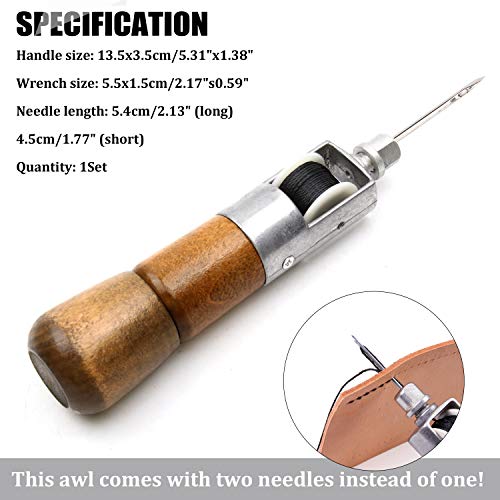 image for Yangoutool Leather Sewing Awl Kit,Fabric Sewing Awl,Stitching Awl Tool