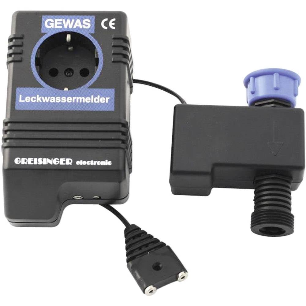 GREISINGER 601910 Wassermelder mit externem Sensor, Stromversorgung über Netzstrom