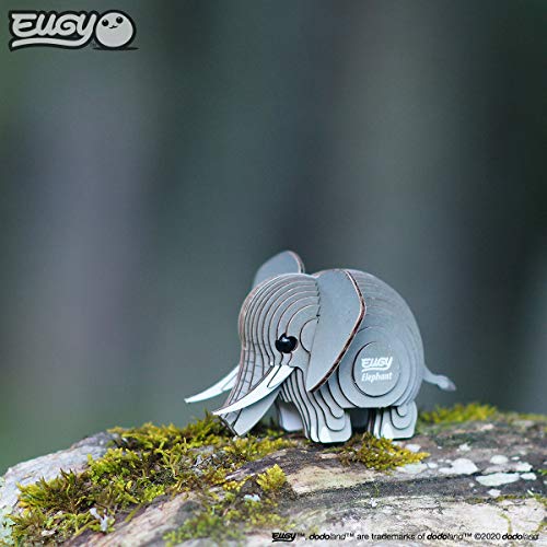 Eugy 010 Elephant Eco-Friendly 3D Paper Puzzle [New Seal] #TOP5