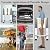 Telescoping Ladder, 12.5 FT Aluminum Extendable Ladder, 330 Lbs, Silver