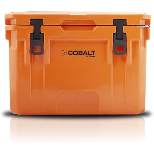 Cobalt 25 Quart Roto-Molded Super Ice Cooler | Large Ice Chest Holds Ice Up to 3 Days |