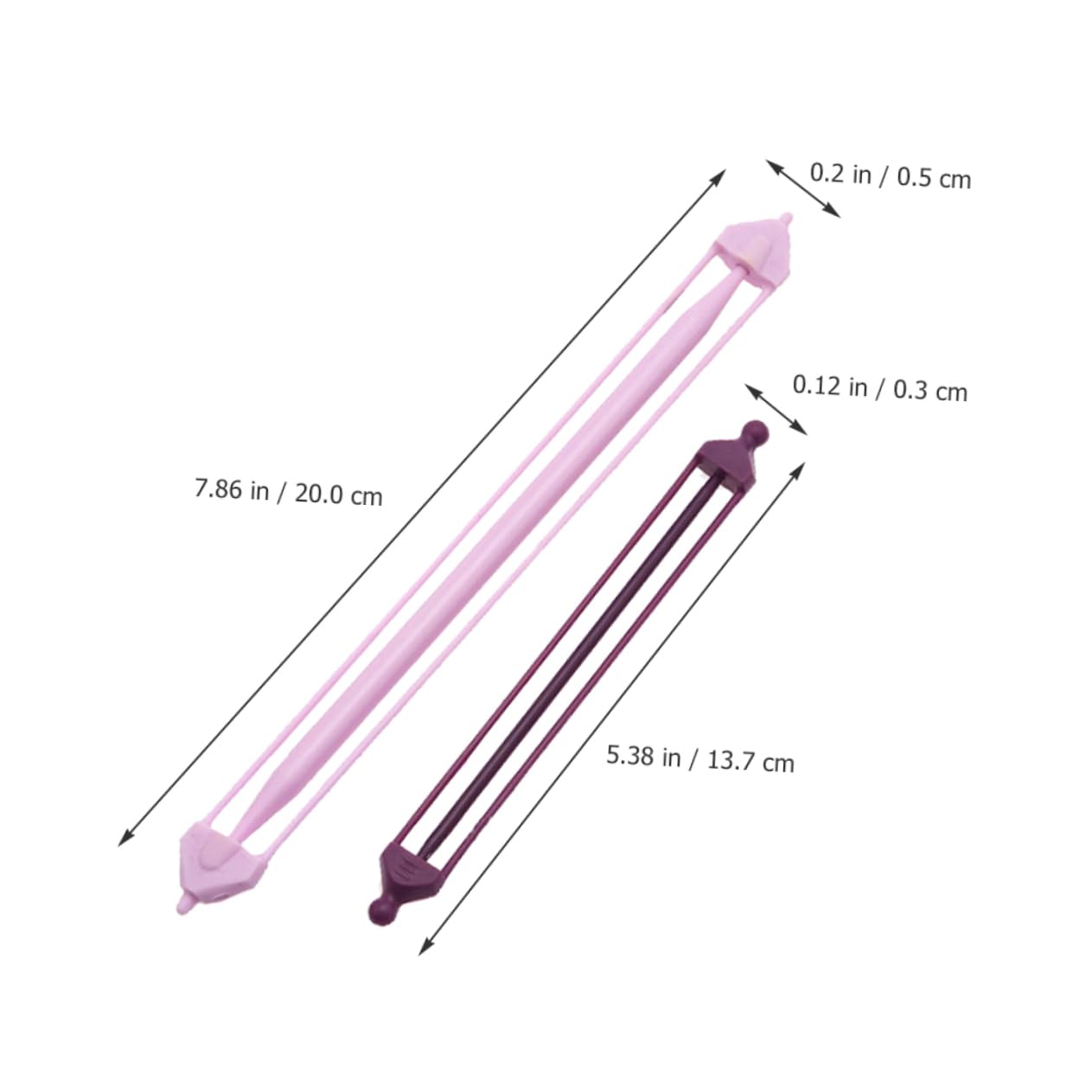 5 Set Perno Anticaduta Marcatori A Maglia Infila Ago Punto Segnapunti per Lavorare all'Uncinetto Marker Uncinetto Knooking Fibbie Segnacavi Fibbie Segnapunti Plastica 2 Pezzi * 5