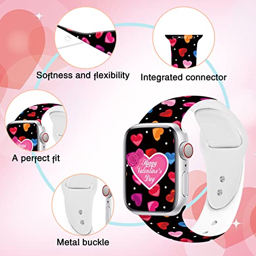 2-Pack-Holiday-Watch-Bands-Compatible-with-Apple-Watch-38mm40mm41mm42mm44mm45mm-for-iWatch-SESeries-7-6-5-4-3-2-1-Replaceable-Soft-Silicone-Sport-Watch-Bands-for-Women-Men