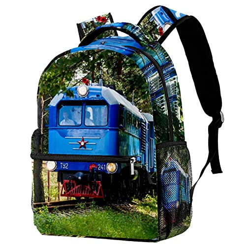 Sac à dos voyage locomotive vintage enfant fille garçon porte-gourde
