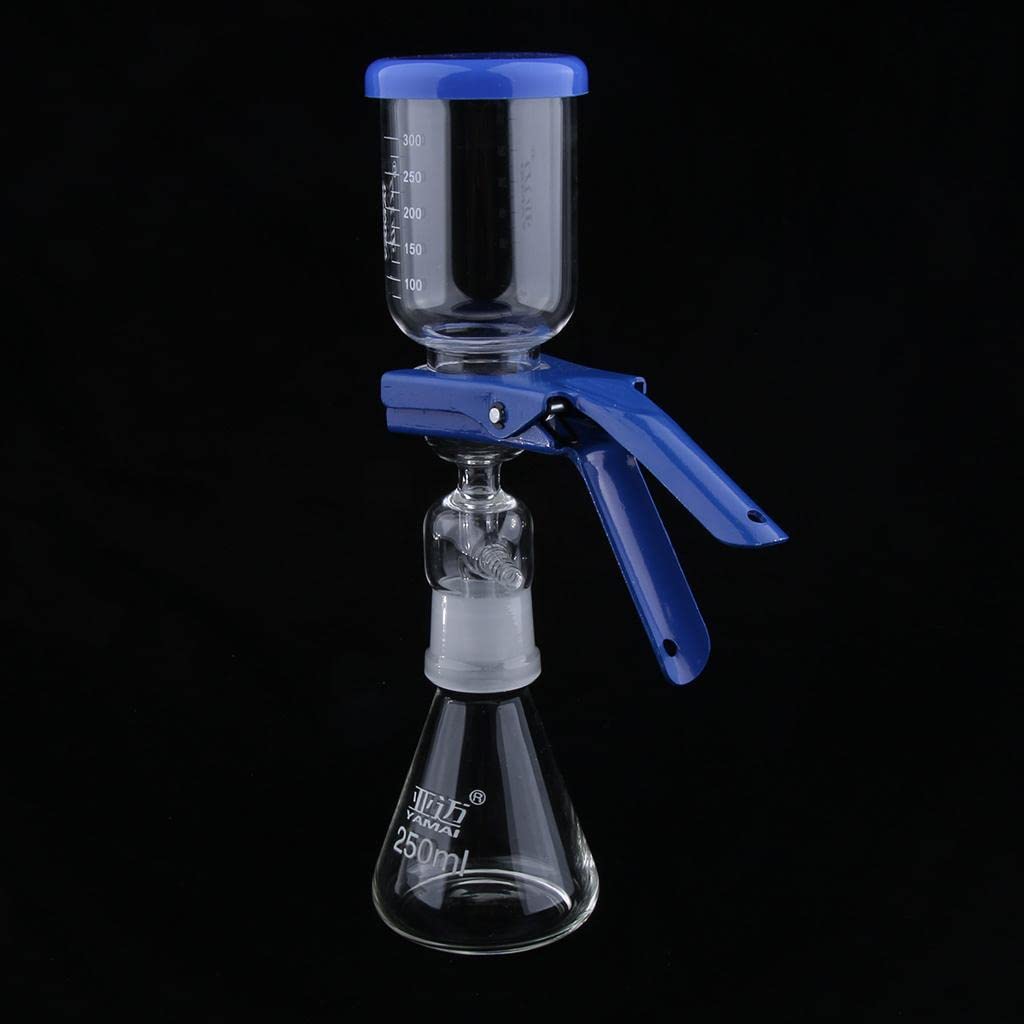 Appareil de Filtration de 250 Ml, Unité de Filtration sous Vide pour Laboratoire et Pince pour La Filtration de Particules et Autres Substances