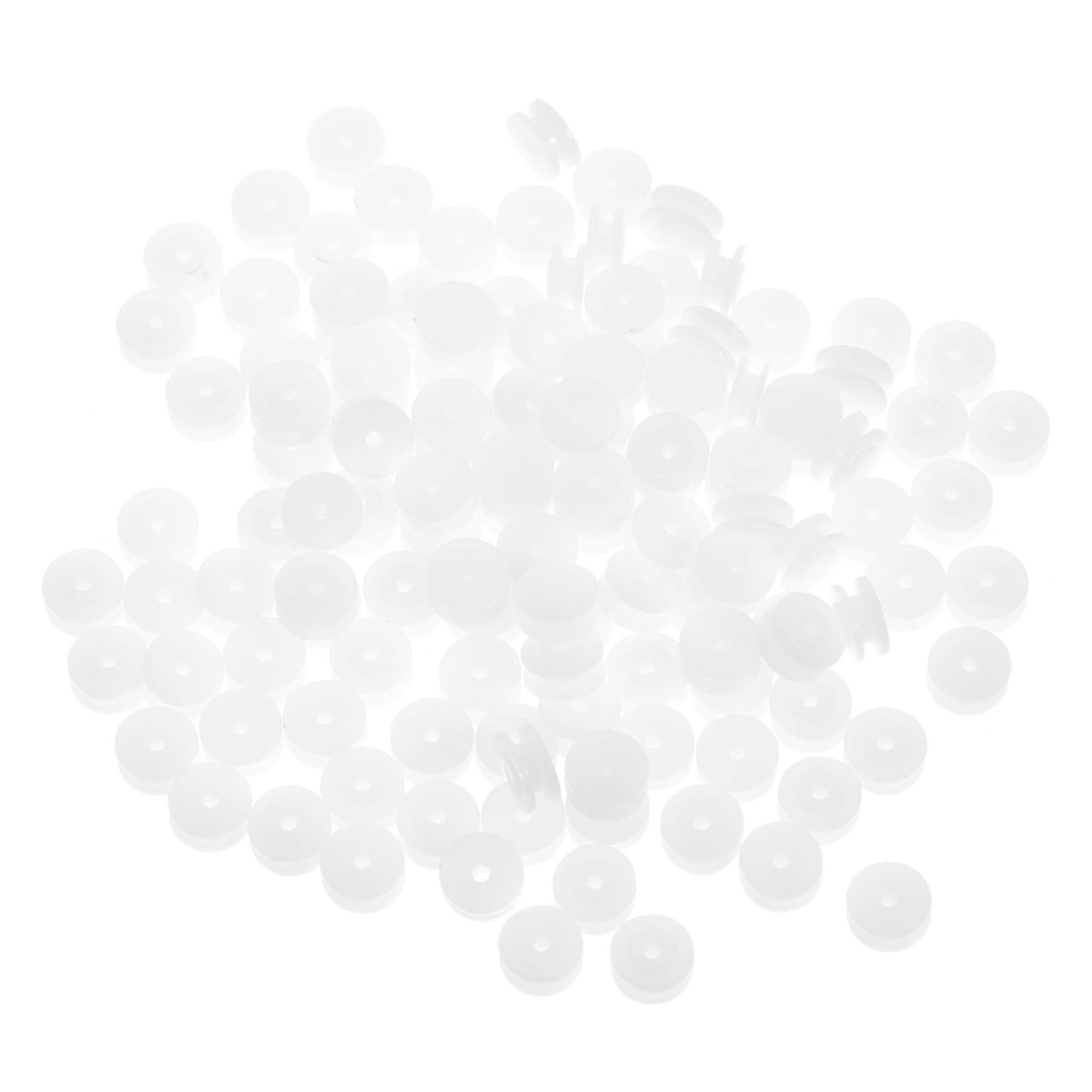 YARNOW 100pcs Plastic Belt Pulley for Car Mini Gear Wheel Part Mute Pulley Wheel