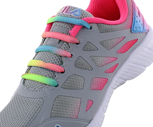 Fila Superstride 2 Y Girls' Toddler-Youth Sneaker 11.5 M US Little Kid Grey-Multi-White3
