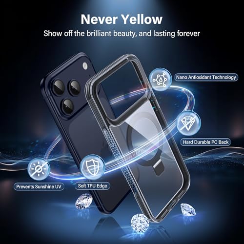 Coque iPhone 17 Pro Max antichoc antichoc et étui compatible MagSafe 6.9 - 6
