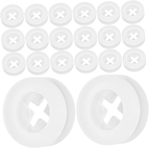 Miniatura 10 de 20 tapones de silicona para agujeros para pajilla, tapones para popote de tapa, ojales para tapas, popotes de silicona