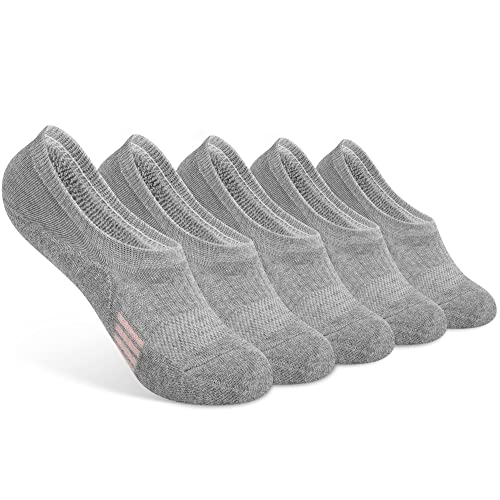 Image of Gonii Womens No Show Socks Athletic Ankle Socks Cushioned Running Low Cut | Breathable fabric, Reinforced toe heel, Thick sole pad, Anti-slip heel grip, Sweat-wicking, Anti-shrink, Sport & casual wear