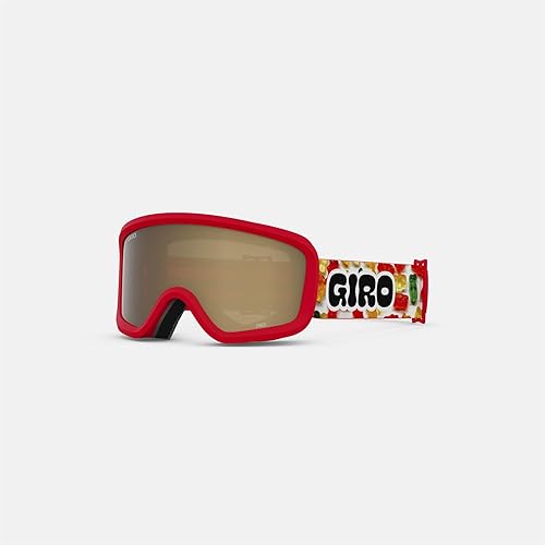 Miniatura 39 de Giro Chico 2.0 Toddler Ski Goggles - Snowboard Goggles for Kids, Boys & Girls 2-4 Blue Faces,Ano Lime Geo Camo/Amber Rose,Ano Lime Linticular/Amber