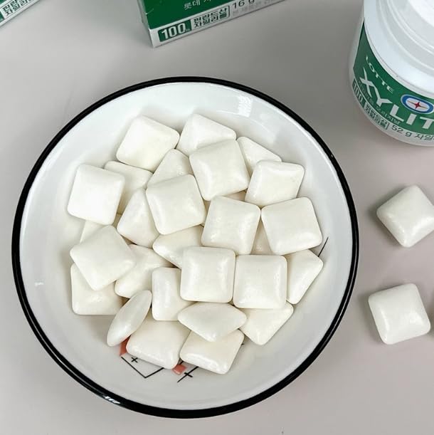 Chicle Coreano sin Azúcar Sabor Menta Refrescante, 23g (Paquete de 5) miniatura 5