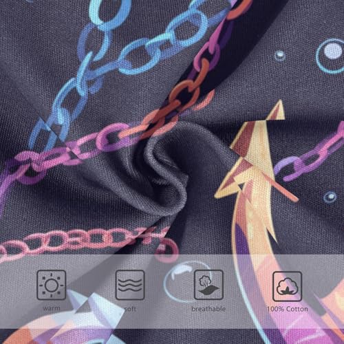 Ocean Themed Simple Anchors Toddler Boys Pure Cotton Kids Underwear Breathable Children Panties3