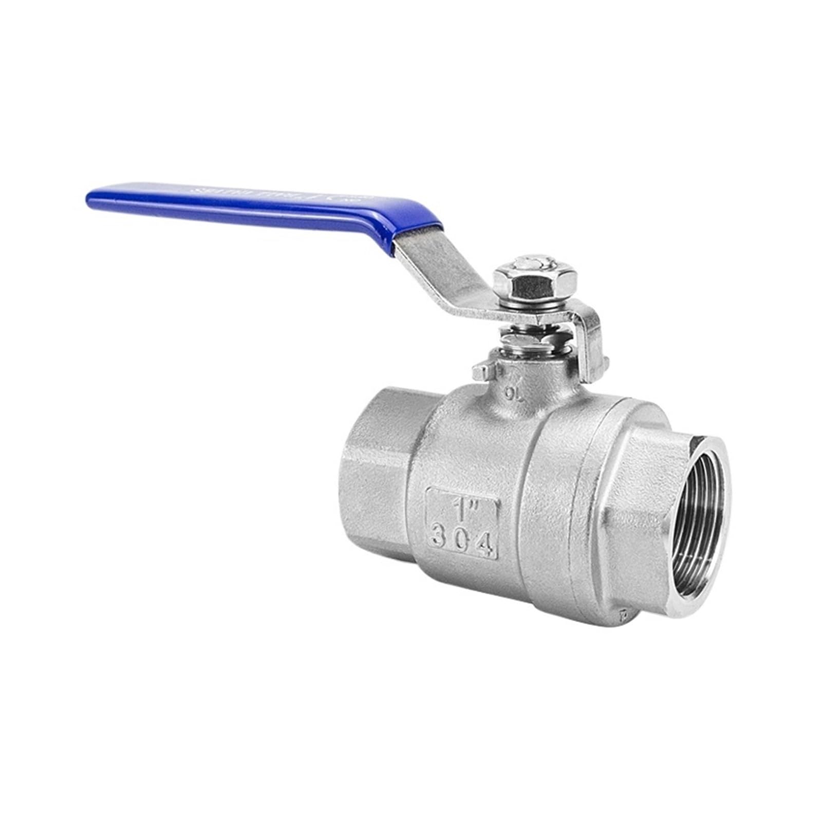 1 Uds SS304/316L válvula de bola rosca interior doble dos piezas tornillo Manual interruptor tubería agua del grifo(1-1/4",ZG_SS304)