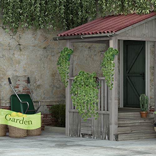 Yatim 90 Cm Glabrous Grape Ivy Vine Artificial Plants Greeny Chain Wall Hanging Leaves For Home Room Garden Wedding Garland Outside Decoration Pack Of 2 #TOP6