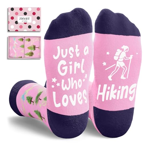 Hiking Socks for Women - Cool Hiking Gifts for Women, Gifts for Female Hikers